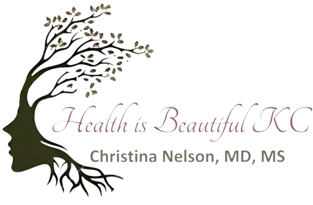 A picture of the logo for christina nelson, md.